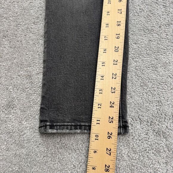 BDG Urban Outfitters Slim Straight Denim jeans Womens 28 Faded Black High Rise - Picture 12 of 16